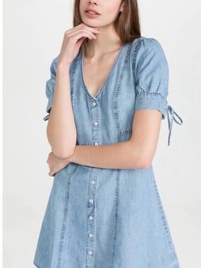Madewell Tencel and Denim Mini Dress